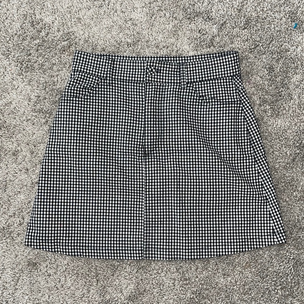 Plaid Mini Skirt